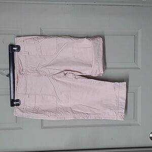 Vintage Levi's Bermuda Shorts Pink Convertible Length Size 12 Style #WPL-428